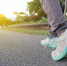 Road to success,running on road with sports shoes,healthy lifestyle sports woman running, female legs with sneakers jogging in evening prepare for marathon - ИА AmurSport.Ru