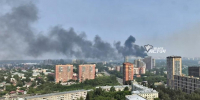 Гараж с техникой загорелся в Новосибирске - Gorsite.Ru