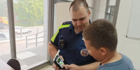 В Ачинске дорожные полицейские познакомили школьников со своей работой - ИА Запад24