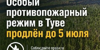 Особый противопожарный режим в Туве продлен до 5 июля 2026 года - Администрация г. Кызыл