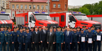 Губернатор Пермского края Дмитрий Махонин вручил ключи от новой техники пожарным - Кунгурский муниципальный округ