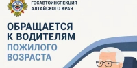Михайловская Госавтоинспекция обращается к водителям пенсионного возраста. - Михайловский район