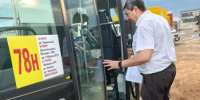 Светлый салон и электронные указатели: новый автобус запустили на маршруте № 78Н - Администрация города