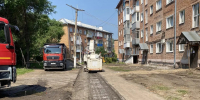 В Инском приступили к ремонту дворовой территории - Администрация г. Белово