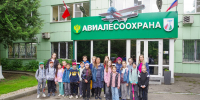 Сегодня, 18 июня, Федеральная Авиалесоохрана открыла свои двери для обучающихся в «Языковом клубе АВС» - Авиалесоохрана