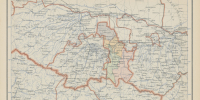 Карта Автономной области Ингушетия 1928 года с описанием - Архивная служба