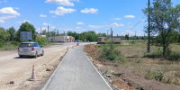 В Горном отремонтировали тротуары, связывающие микрорайоны с центром - Правительство Саратовской области