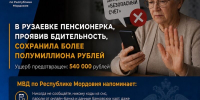 Рузаевская пенсионерка не отдала мошенникам 540 тысяч рублей! Браво! - Столица С