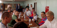 Анатолий Серышев встретился с ветеранами СВО – членами команды по ПОДА-футболу - ИА ИркСиб
