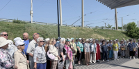 Активисты ветеранских общественных организаций Ленинского района приняли участие в водной экскурсии по Оби - Администрация г. Барнаул