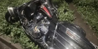 На Мехзаводе водитель Harley-Davidson сбил пешехода и въехал в столб - Волга Ньюс