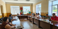 Председатель ТИК Шатровского муниципального округа Татьяна Байкалова проинформировала о предстоящих выборах на заседании Общественной палаты округа - Избирательная комиссия