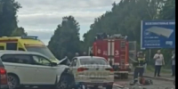 На выезде из Смоленска произошло тройное ДТП с пострадавшими - Смоленск 2.0