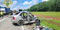 Годовалый ребенок и двое взрослых погибли в ДТП с грузовиком на трассе в РТ - ИА Татар-информ