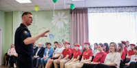 Юнармейцы и активисты «Движения Первых» встретились с ветераном боевых действий - Администрация г. Домодедово