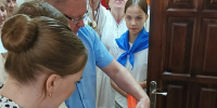 Председатель ТИК Каргапольского муниципального округа Наталья Шахматова приняла участие в церемонии открытия детской инклюзивной комнаты - Избирательная комиссия