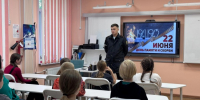 В рамках акции «Память священна» офицер военного следствия провел патриотический урок для подрастающего поколения - КлубСМИ