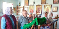 Молебен с чтением акафиста Богородице «Неупиваемая Чаша» в одноименном храме п. Игра - Глазовская Епархия