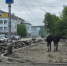 На Книповича в Мурманске разломали тротуар - SeverPost.ru
