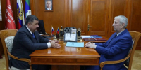 Федор Щукин обсудил вопросы взаимодействия с председателем Совета старейшин Дагестана - РИА Дагестан
