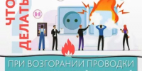 Если загорелась открытая проводка. - Белокатайский район