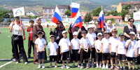 На стадионе «Нарын-кала» состоялся фестиваль детского футбола. - Администрация г. Дербент