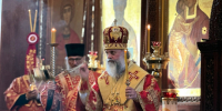 19.06.2026 г. В канун праздника Собора Ивановских святых митрополит Иосиф и епископ Серафим совершили всенощное бдение в Успенском соборе, изображение №4 - Ивановская митрополия