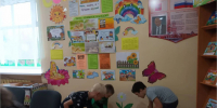 Второй день досуговой площадки "Солнышко" в Крашенининской библиотеке - Центр культуры и досуга