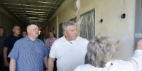 Александр Дронов ознакомился с ходом ремонта в школе №16 Великого Новгорода - Правительство Новгородской области