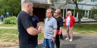 20 июня глава управы района Братеево Александр Воробьев провёл еженедельный обход территории - Район Братеево