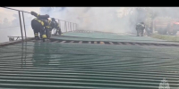 Пожар на строительном рынке в подмосковной Балашихе потушен - M24.Ru