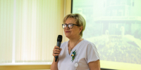 Творческие коллективы ЮЗГУ поздравили врачей областного перинатального центра с Днем медицинского работника - ЮЗГУ