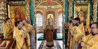 Епископ Гедеон возглавил Божественную литургию в Успенском соборе Свято-Успенского мужского монастыря Флорищева пустынь - Выксунская епархия