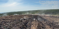 На городском полигоне ТКО продолжаются работы по устранению возгорания - Администрация г. Якутск