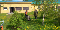 В Соболево прошёл субботник на территории музея - Правительство Камчатского края