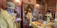 В Неделю 3-ю по Пятидесятнице епископ Мефодий совершил Литургию в Покровском храме села Старый Кувак - Альметьевская Епархия