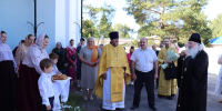 В Неделю 3-ю по Пятидесятнице, день памяти великомученика Феодора Стратилата, митрополит Орловский и Болховский Тихон совершил Божественную литургию в Знаменском храме села Знаменское Знаменского района Орловской области. 21 июня 2026 года. - Орловская и Ливенская епархия