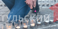 В День памяти и скорби в Туле из свечей выложили памятное полотно - ТК Первый Тульский