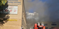 Пожар в здании на юге Москвы локализован - M24.Ru