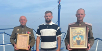 По сообщению атамана Курганского Казачьего Землячества С. В. Попова, образ преподобного Далмата Исетского стал войсковой иконой первой казачьей организации в Монголии «Всадники вечно синего неба» - Успенский Далматовский мужской монастырь