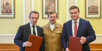 Виталий Хоценко и Владимир Машков подписали соглашение о сотрудничестве Омской области и Союза театральных деятелей России - Сетевое издание Заря-Полтавка