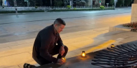День памяти и скорби. Егор Ковальчук принес лампаду на площадь Партизан - ИА Наш Брянск.ru