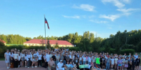 Открытие первой смены в детском оздоровительном лагере им. героя Советского Союза А.И. Ершова - Купинский район