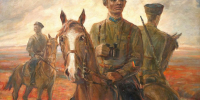 Астахов Б.М. (1918-1998). Казачий дозор. Государственный художественный музей Алтайского края - Художественный музей