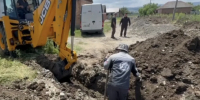 На улице Братской стартовали работы по прокладке новой водопроводной линии.. - Администрация г. Малгобек