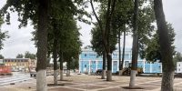 В Людинове завершается благоустройство сквера Тружеников тыла - Телерадиокомпания Ника