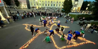В городе Орле зажгли «Огненную картину войны» - InfoOrel.Ru