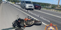 Под Тулой на трассе М-2 столкнулись мотоцикл и иномарка - ИА Тульская пресса.Ru