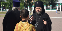 В Неделю 3-ю по Пятидесятнице Управляющий епархией совершил Божественную Литургию в Cпасо-Преображенском кафедральном соборе - Абаканская епархия