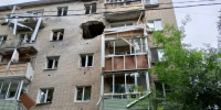 Украинский БПЛА атаковал жилой многоквартирный дом в Щекино: фото - ЗА Новомосковск